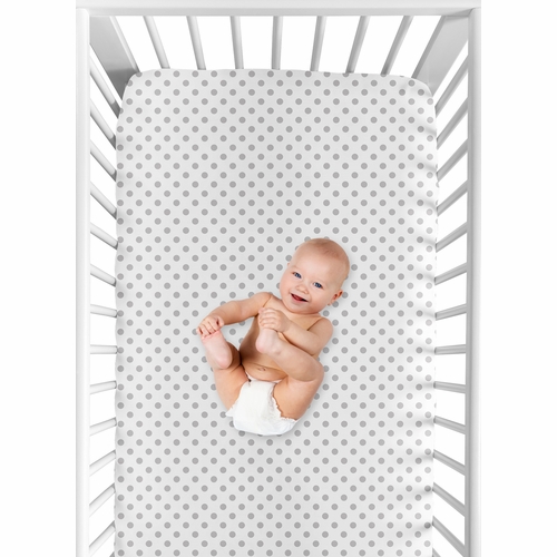 Sailor Collection Crib Sheet Polka Dot