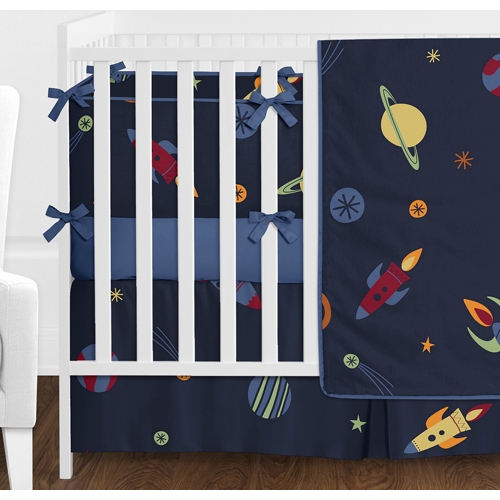 Space Galaxy 9 Piece Crib Bedding Collection