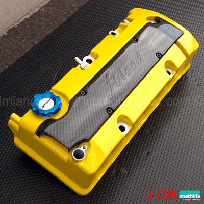 ICB Japan + JBlood F20/F22C S2000 AP1 AP2 Twill Carbon Fiber Coil Pack Cover