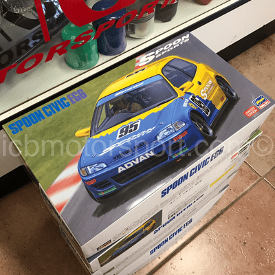 Spoon Sports Unassembled Civic EG6 N1 Endurance 1/24 Model Kit by Hasegawa