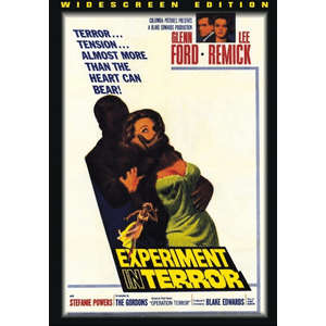 Experiment in Terror 1962 on DVD