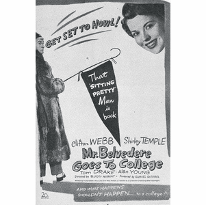 Mr. Belvedere Goes to College 1949 on DVD