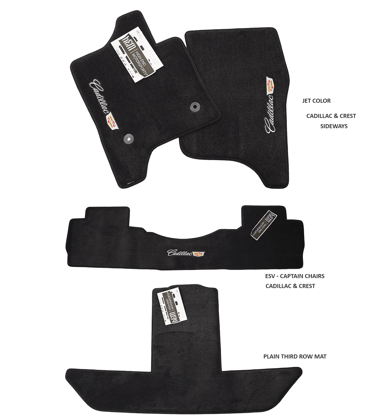 Cadillac Escalade ESV Floor Mats Set 2015 2023