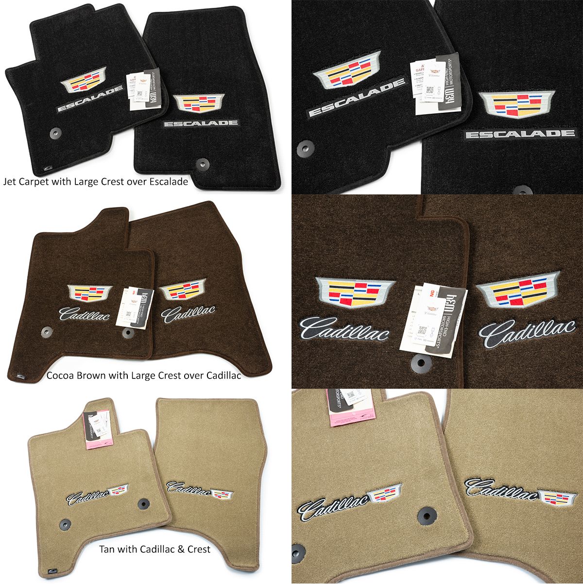 Cadillac Escalade Floor Mats 2015 2023