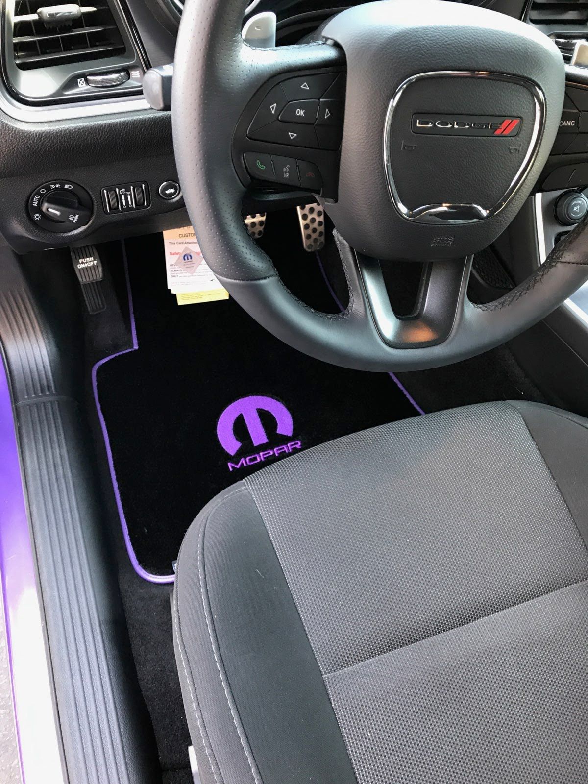 Mopar M Dodge Challenger Floor Mats 19702023
