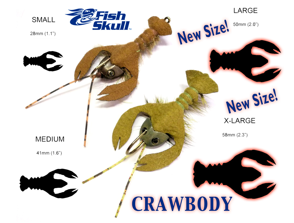 Fish Skull CrawbodyCrawfish body for fly tying