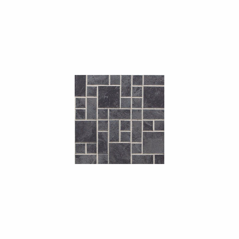 Daltile Continental Slate 3" x 3" Asian Black Random Block Mosaic