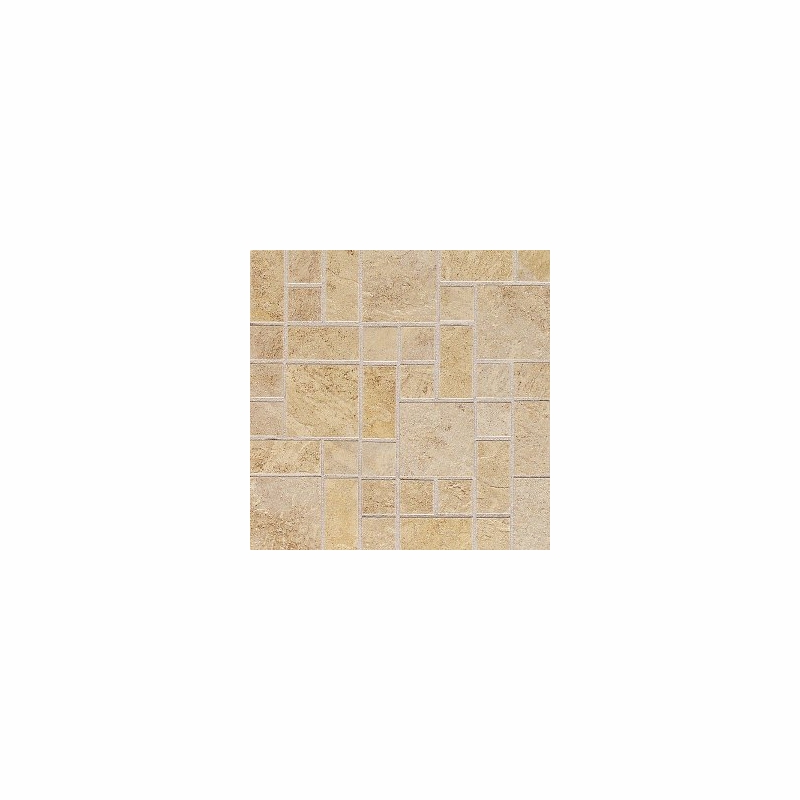 Daltile Continental Slate 3" x 3" Egyptian Beige Random Block Mosaic