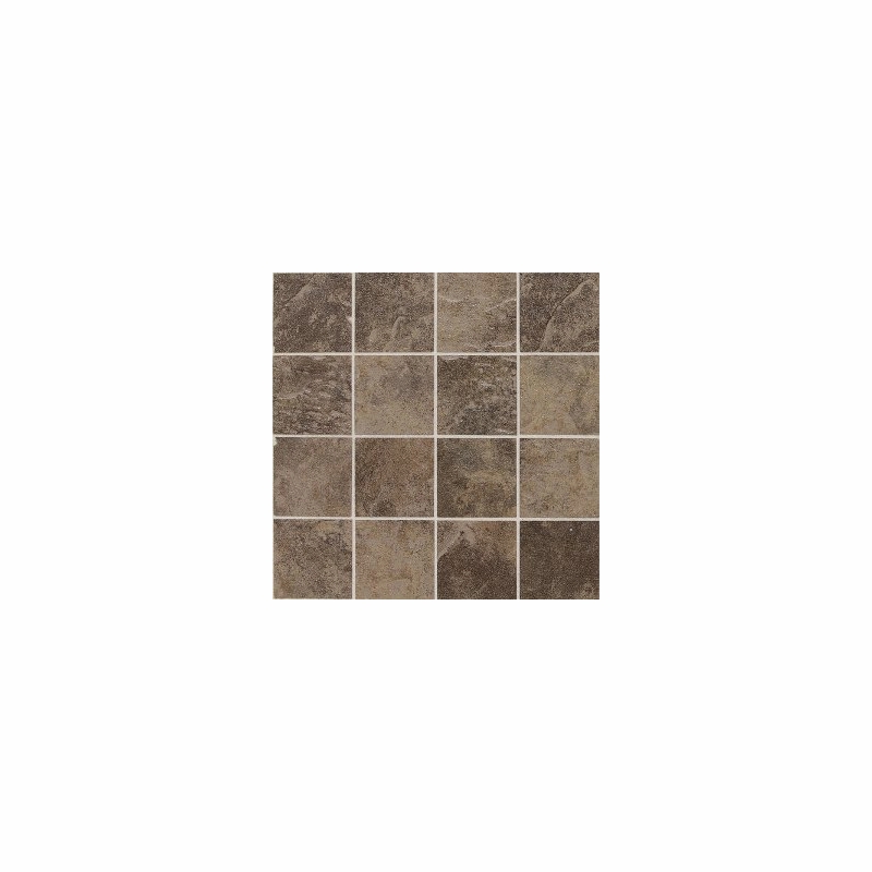Daltile Continental Slate 3" x 3" Moroccan Brown Mosaic