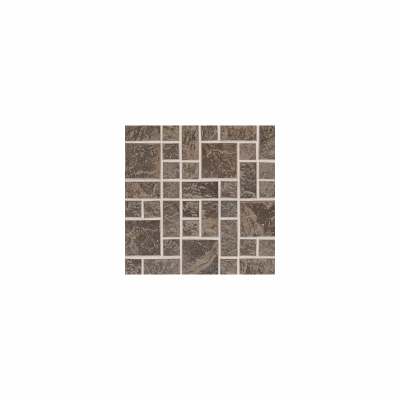 Daltile Continental Slate 3" x 3" Moroccan Brown Random Block Mosaic