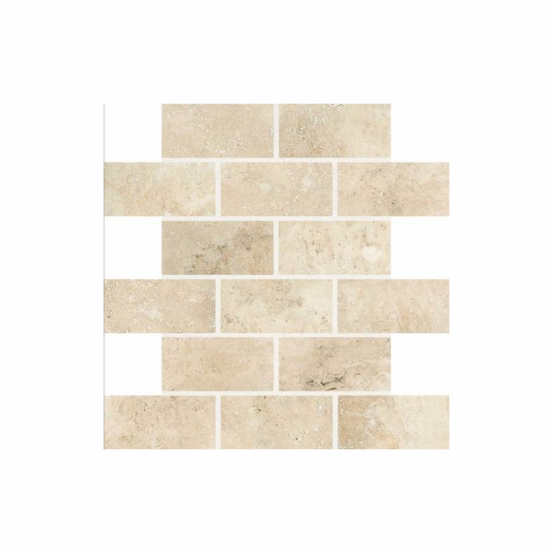 Daltile Esta Villa Terrace Beige 2" x 4" Mosaic Tile