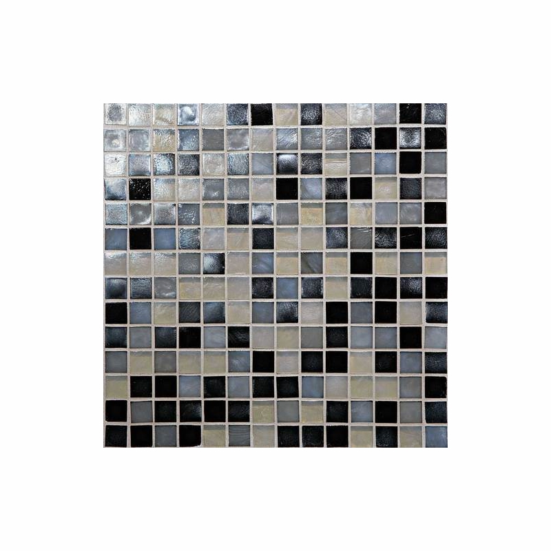 Daltile Glass Horizons Baltic Blend 12" x 12" Mosaic