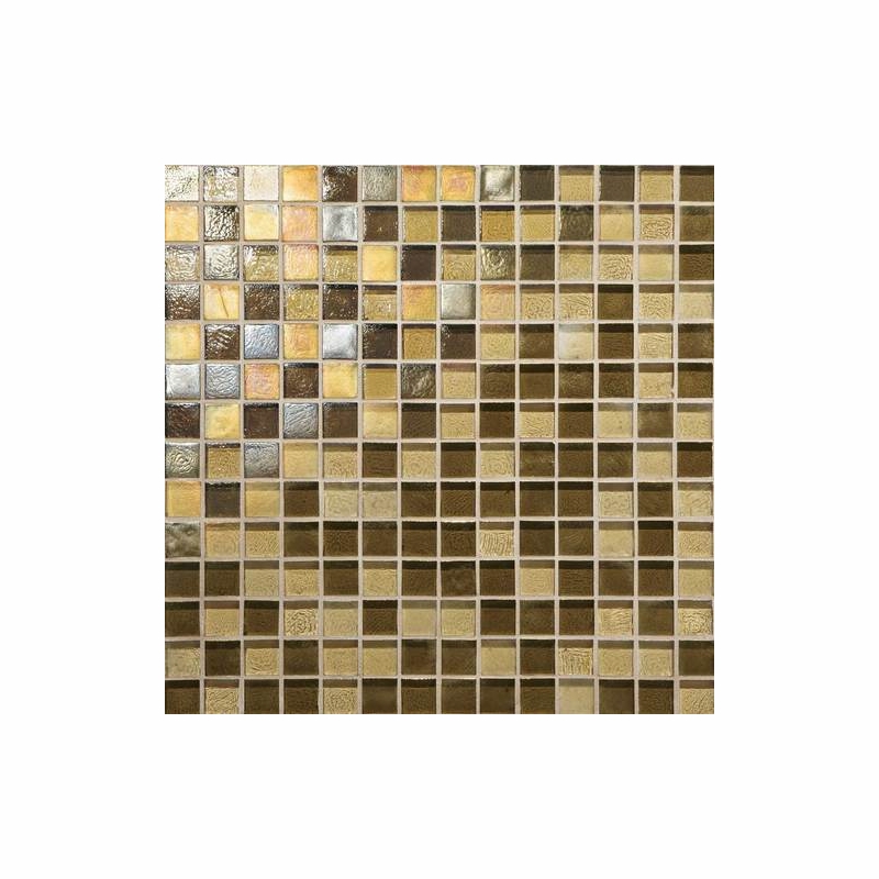 Daltile Glass Horizons Caspian Blend 12" x 12" Mosaic