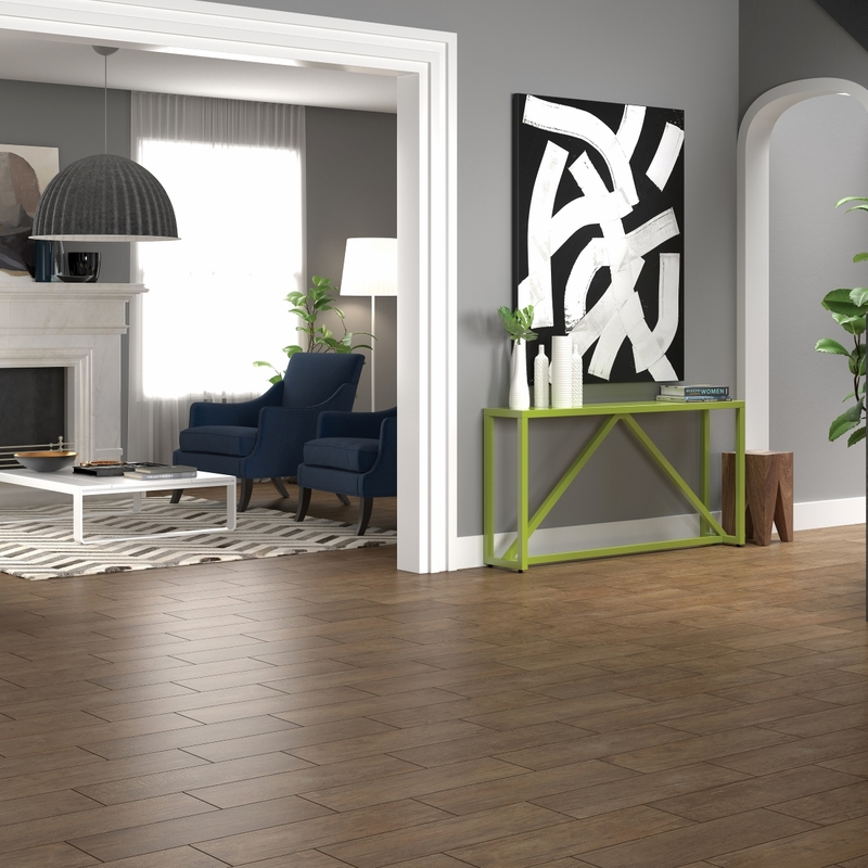 Interceramic Railwood Natural 8 X 24