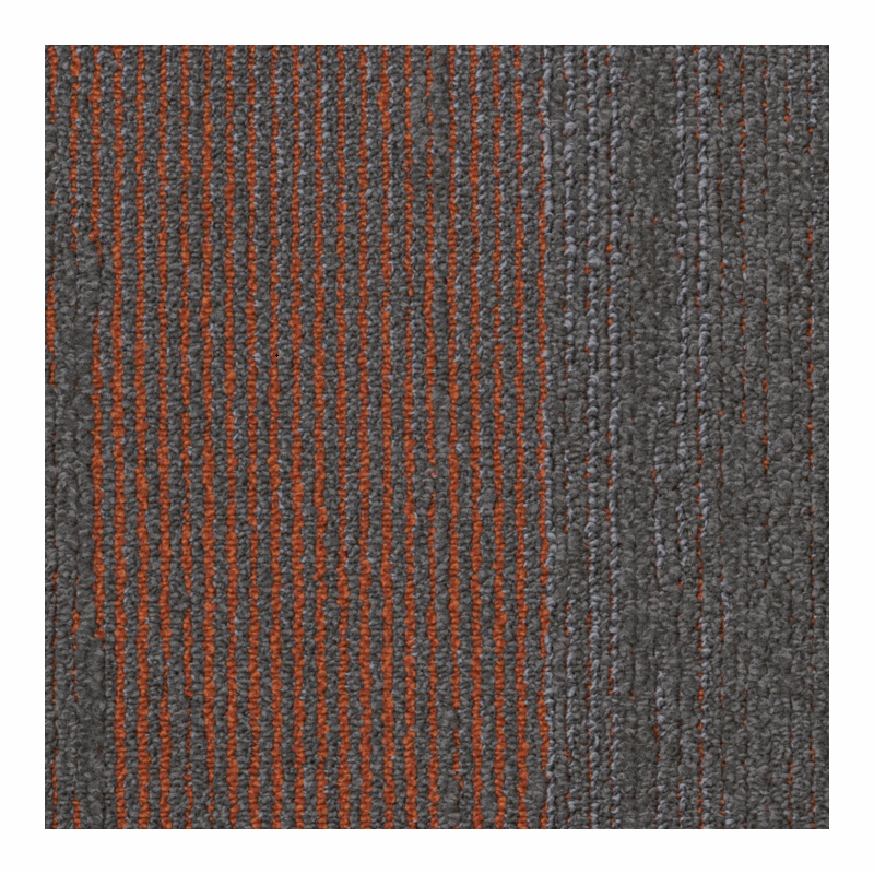 Patcraft Lineation Orange Sand