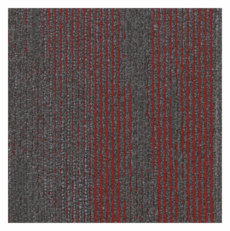 Patcraft Lineation Red Sand