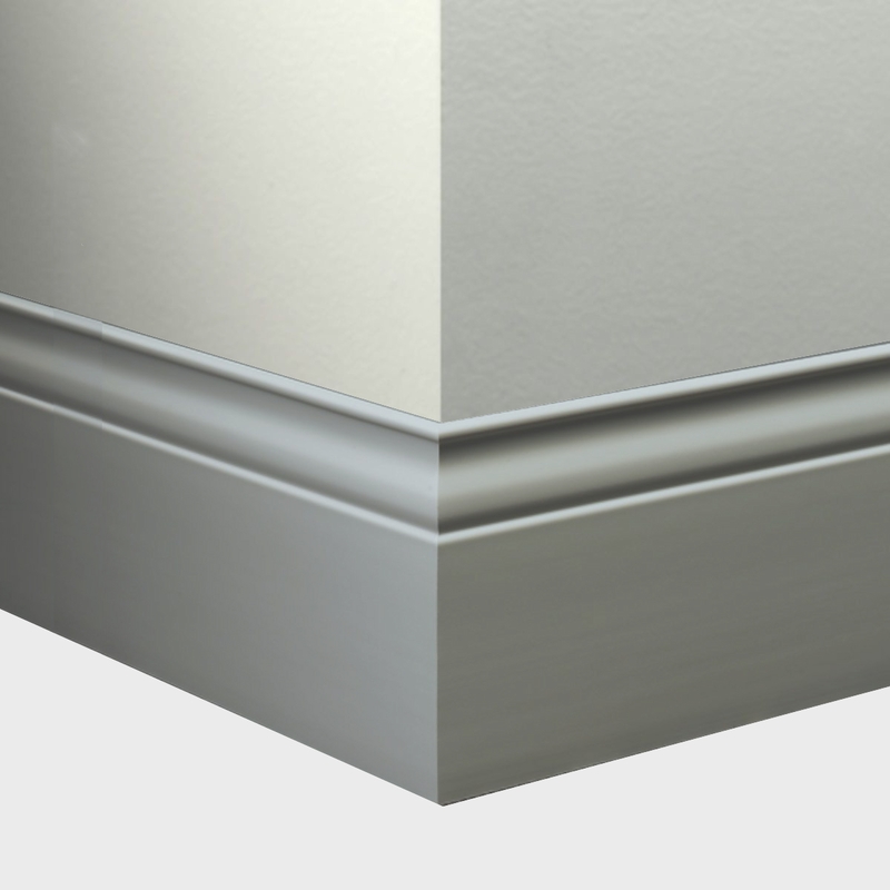 Tarkett Millwork Inflection Wall Base 5 1/4" X 8' Drizzle