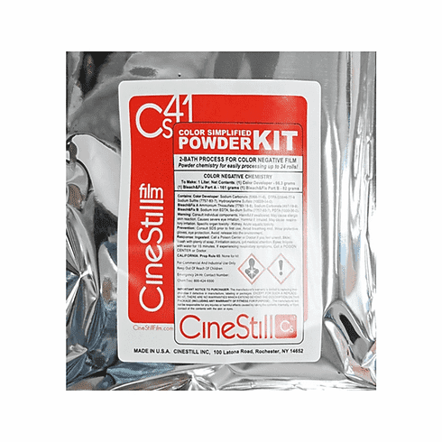 CS41 "COLOR SIMPLIFIED" 2-BATH KIT FOR PROCESSING C-41 NEGATIVE FILM AT HOME