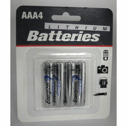 Energizer Ultimate Lithium AAA Batteries 4 Pack