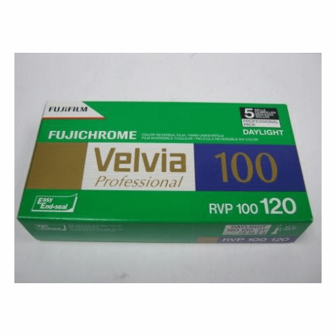 Fujifilm Pro RVP-III 100 Velvia 120 Format - 5 Pack Special