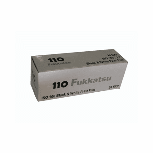 Fukkatsu 110 Format B & W 100 Film Fresh 24 exp.