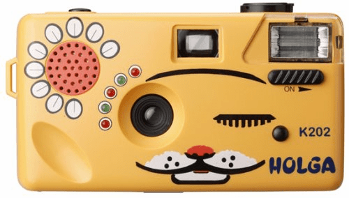 Holga Orange Cat 35mm Nya-Nya Noise Making 35mm Film Camera K-202