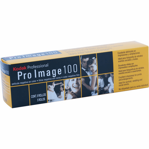 Kodak PROIMAGE 100 Color Print Film 35mm x 36 exp.- 5 Pack