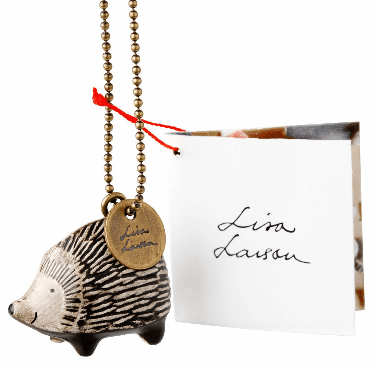 Lisa Larson Mini-animal Key Ring (Hedgehog)
