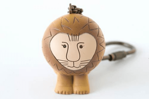 Lisa Larson Mini-animal Key Ring (Lion)