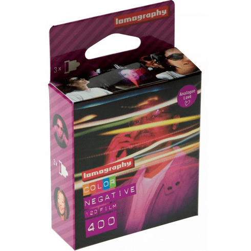 Lomography 120 Format Color Negative 400 ISO 3 Pack