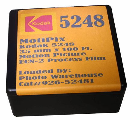 MotiPix Vintage Kodak 5248 35 mm x 100 Ft. Motion Picture ECN-2 Process Film 100T