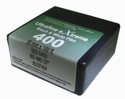 Ultrafine eXtreme Black & White Film ISO 400 35mm x 100'