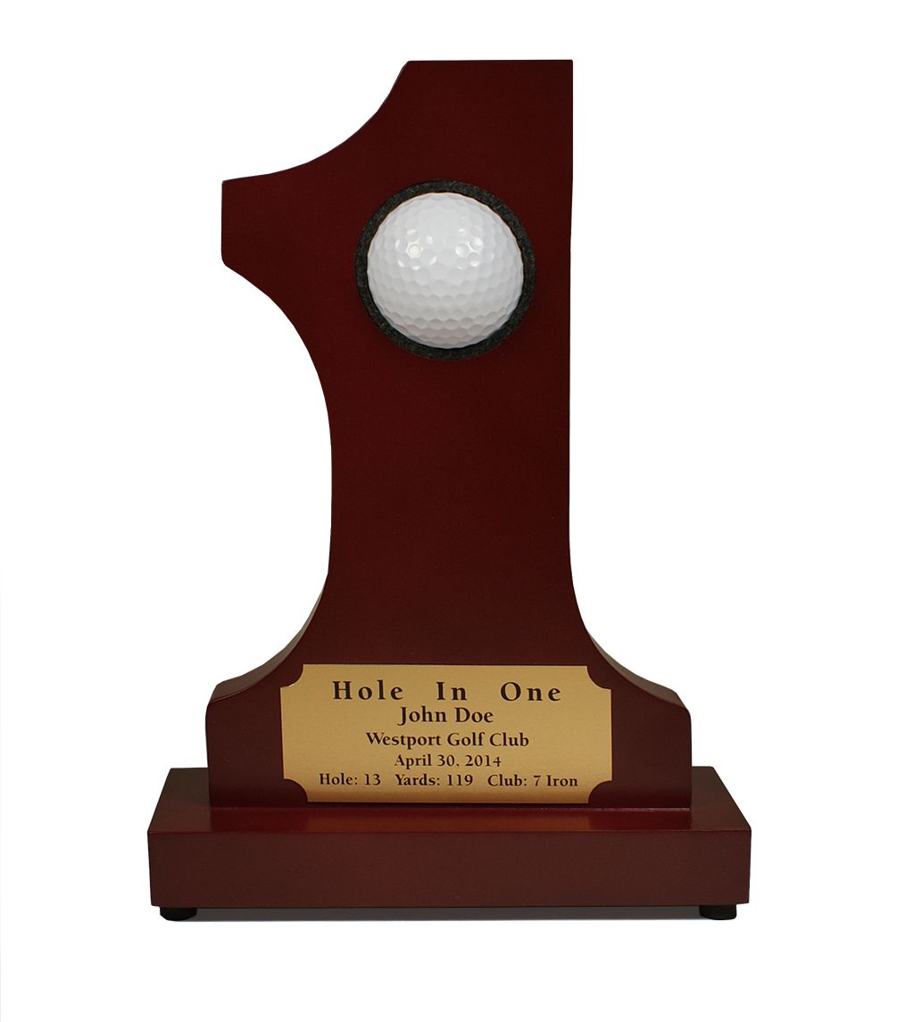 1 Hole in One Trophy only 54.99 Desk or Shelf Awards