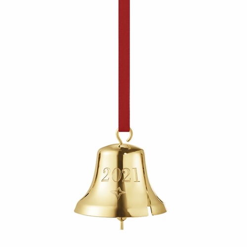2021 Christmas Bell, Gold Plated