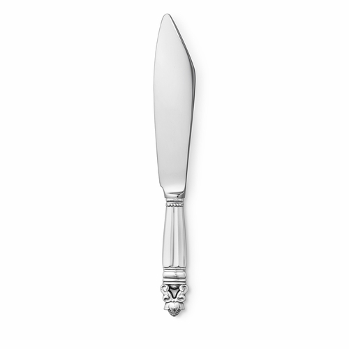Georg Jensen Acorn Cake Knife, 925 Sterling Silver