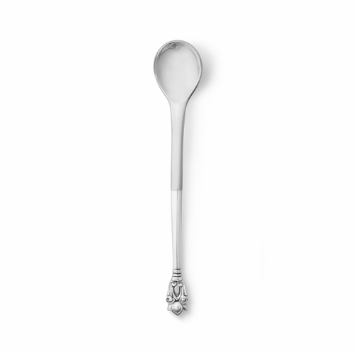 Georg Jensen Acorn Mustard Spoon with Steel, 925 Sterling Silver