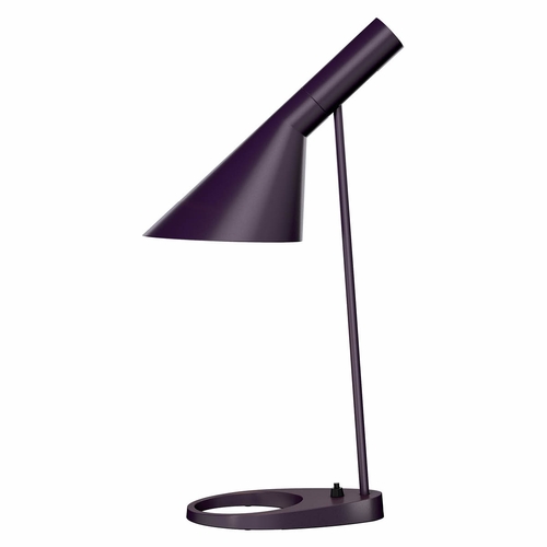 Louis Poulsen AJ Table Lamp, Aubergine
