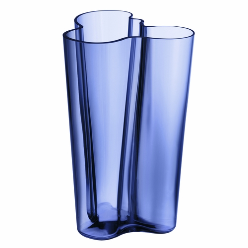 Alvar Aalto Vase 10", Ultramarine Blue