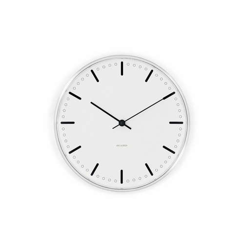 Arne Jacobsen City Hall Wall Clock (8.3" Dia.)