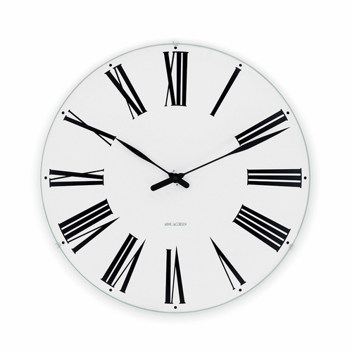 Arne Jacobsen Roman Wall Clock (11.4" Dia.)
