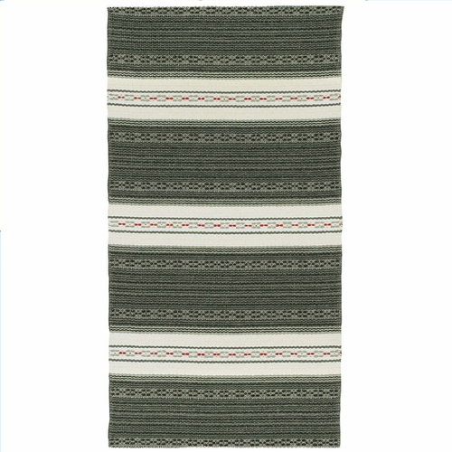 Astor Indoor / Outdoor Swedish Woven Rug, Graphite - 2 1/3' X 5'