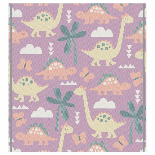Baby Dino Organic Cotton Baby Blanket