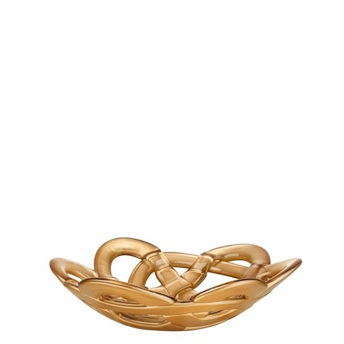 Basket Bowl, Small - Gold