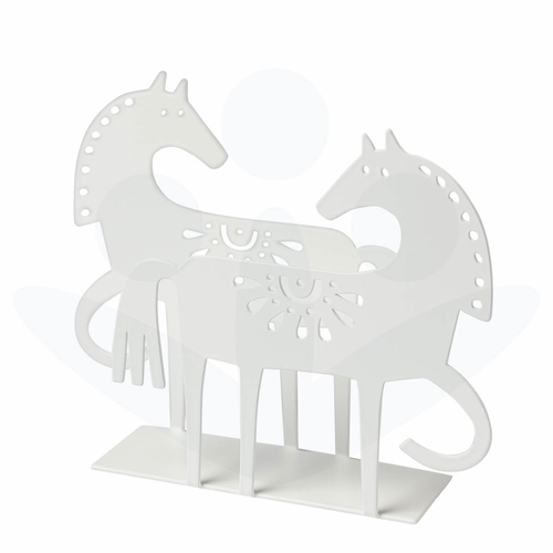 Bengt & Lotta Happy Horse Napkin Holder, White