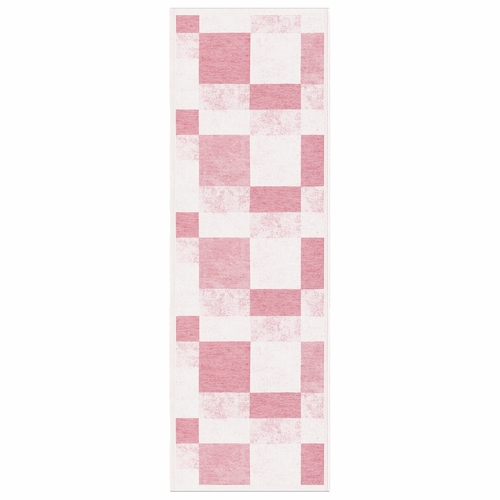 Block Organic Cotton/Linen Table Runner, Red
