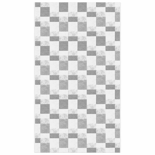Block Organic Cotton/Linen Tablecloth, Grey - 59 x 98 inches
