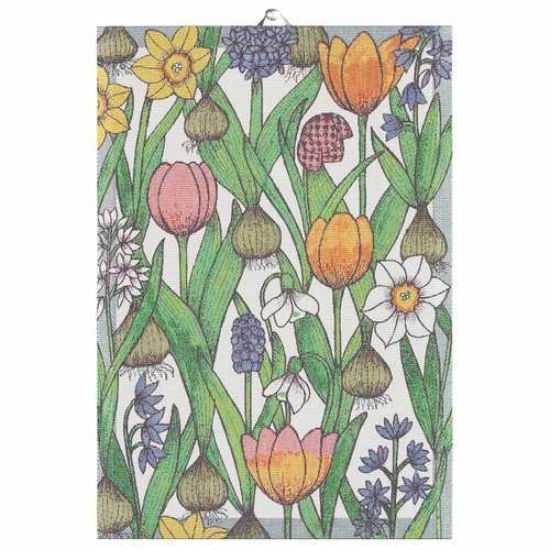 Blomsterlok Organic Cotton Tea Towel