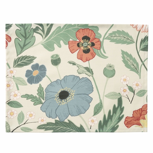 Klippan Bloom Placemat, Creme, Set of 4