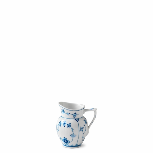 Blue Fluted Plain Creamer