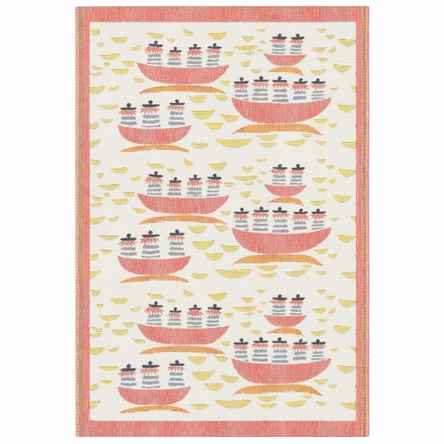 Ekelund Weavers Boats Baby Blanket, 28 x 41 inches